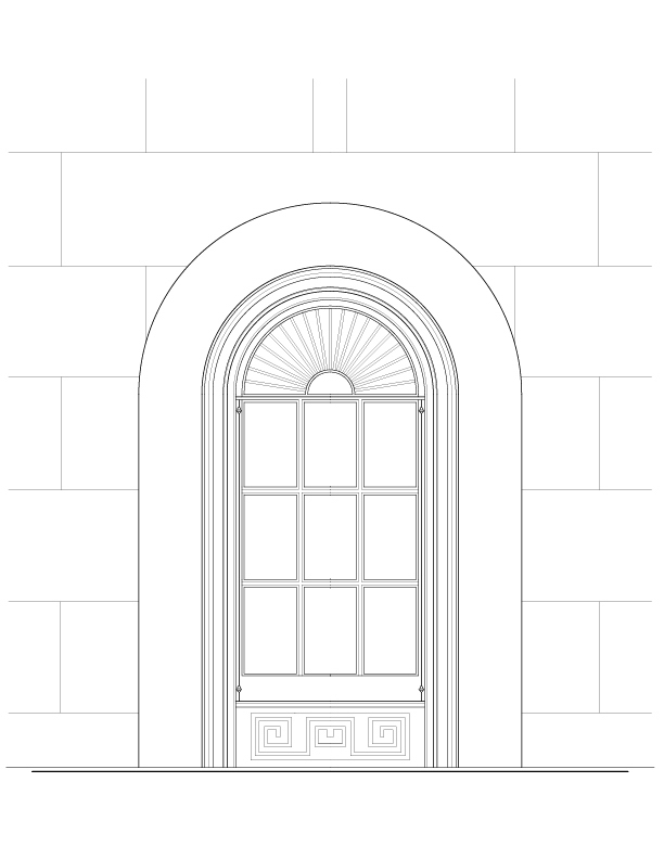 WINDOW 1 EXTERIOR ELEVATION