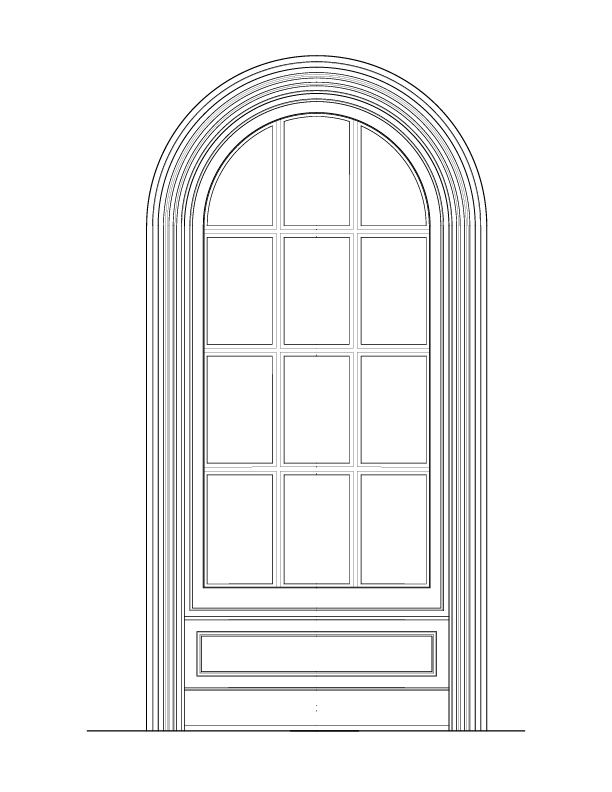 WINDOW 1 INTERIOR ELEVATION