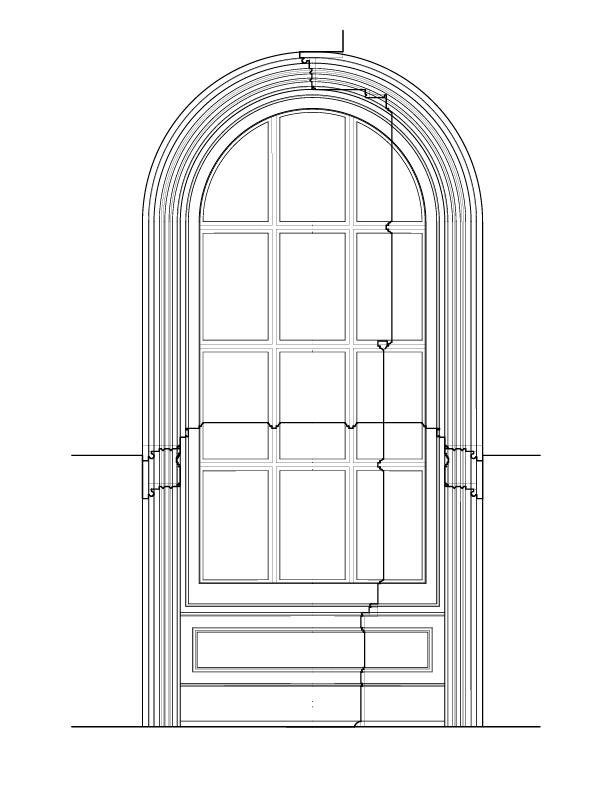 WINDOW 1 INTERIOR ELEVATION