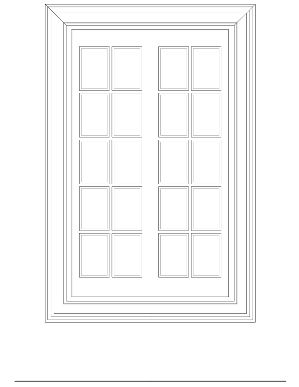 WINDOW 2 EXTERIOR ELEVATION