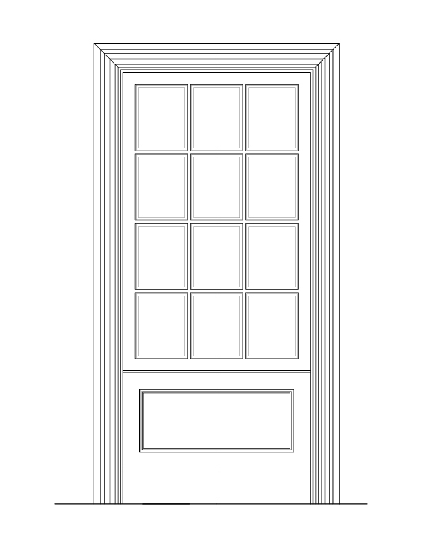 WINDOW 3 INTERIOR ELEVATION