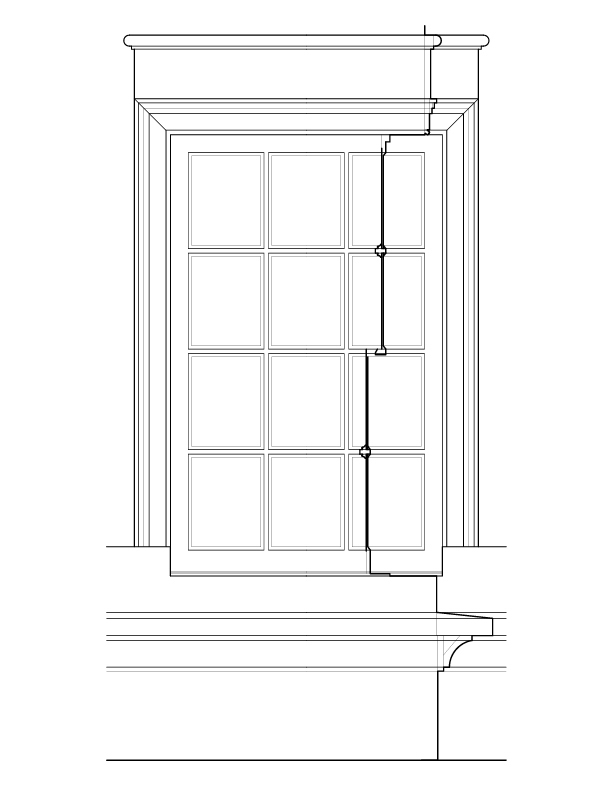 WINDOW 3 EXTERIOR ELEVATION