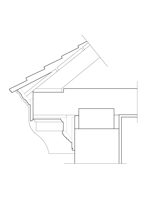 EAVES DETAILS OF THE PALMER HOUSE