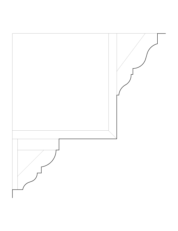 EAST INTERIOR AND EXTERIOR MOULDINGS