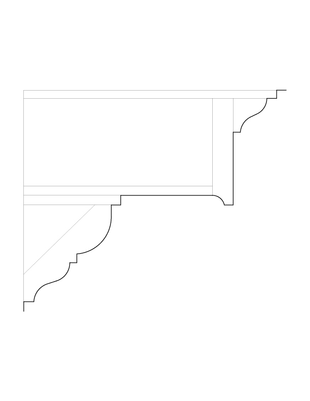 EAST INTERIOR AND EXTERIOR MOULDINGS