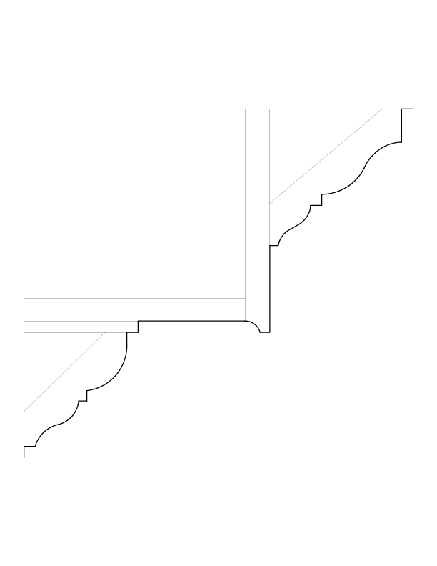 EAST INTERIOR AND EXTERIOR MOULDINGS
