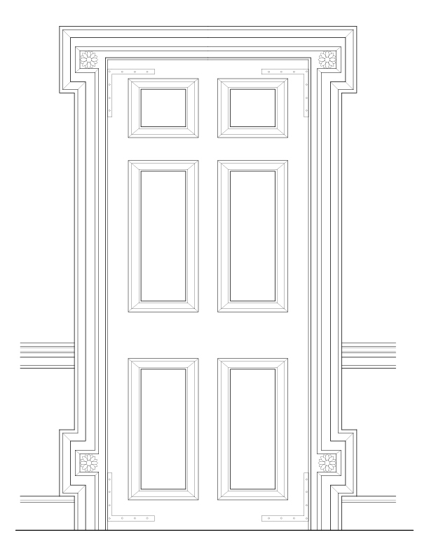 INTERIOR DOOR ELEVATION