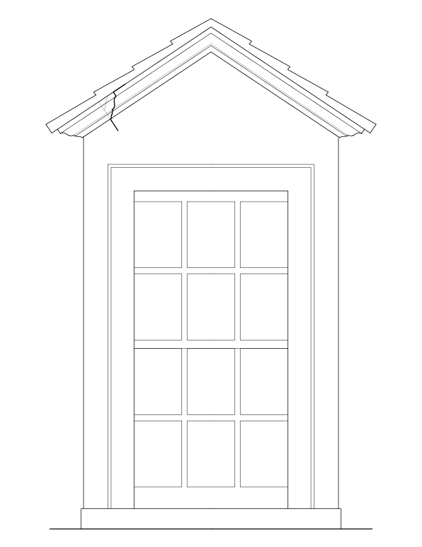 MAIN ROOF DORMER ELEVATION