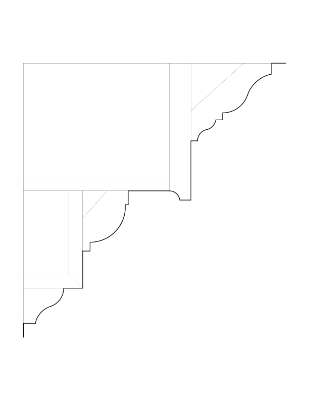 MAIN STAIRWAY MOULDINGS