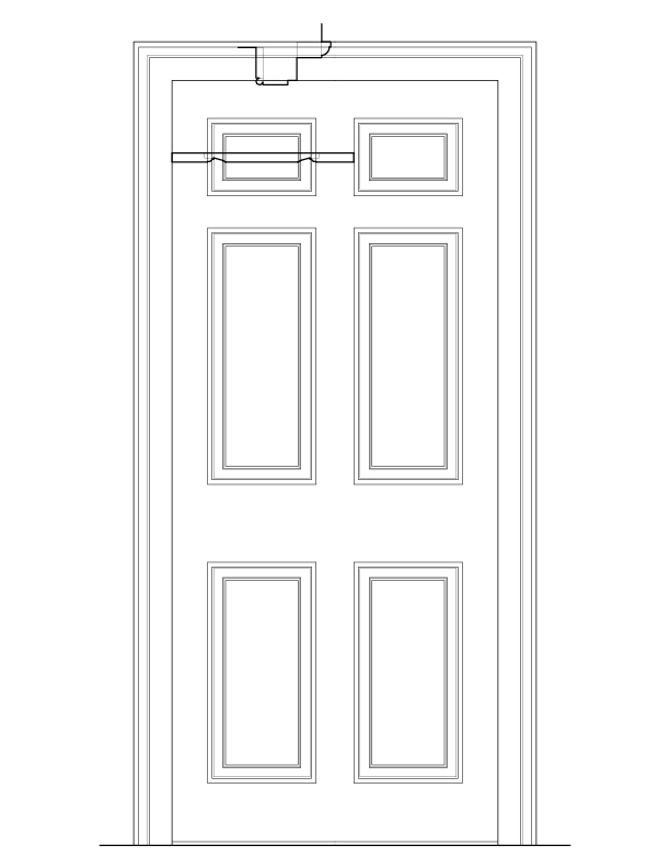 DOOR NO. 256 ELEVATION