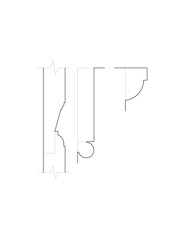 DOOR NO. 256 MOULDINGS