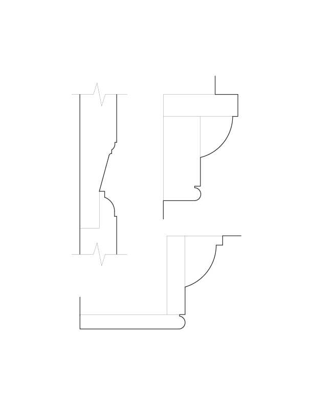 DOOR NO. 254 MOULDINGS