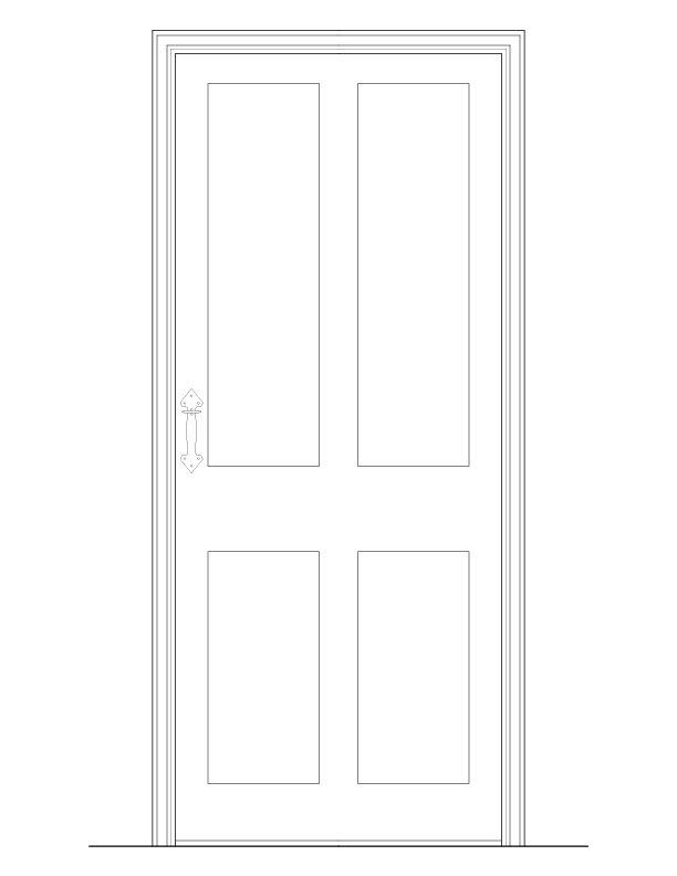 DOOR NO. 253 ELEVATION