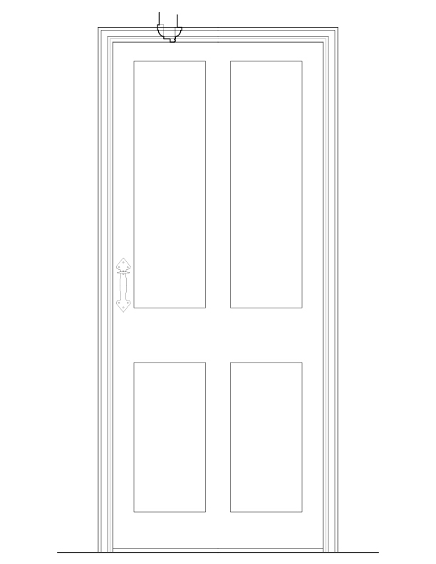 DOOR NO. 253 ELEVATION