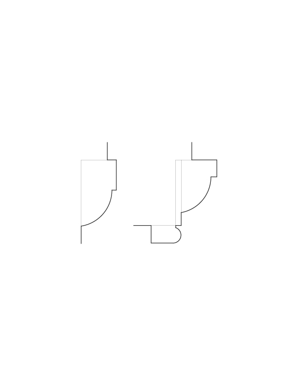 DOOR NO. 253 MOULDINGS