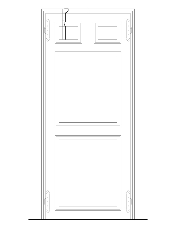DOOR NO. 352 ELEVATION
