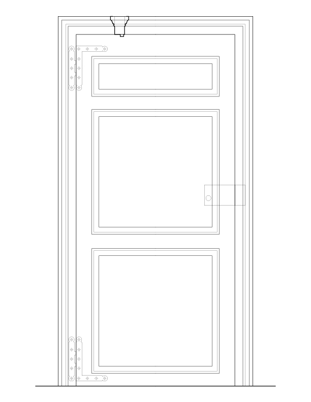 DOOR NO. 354 ELEVATION