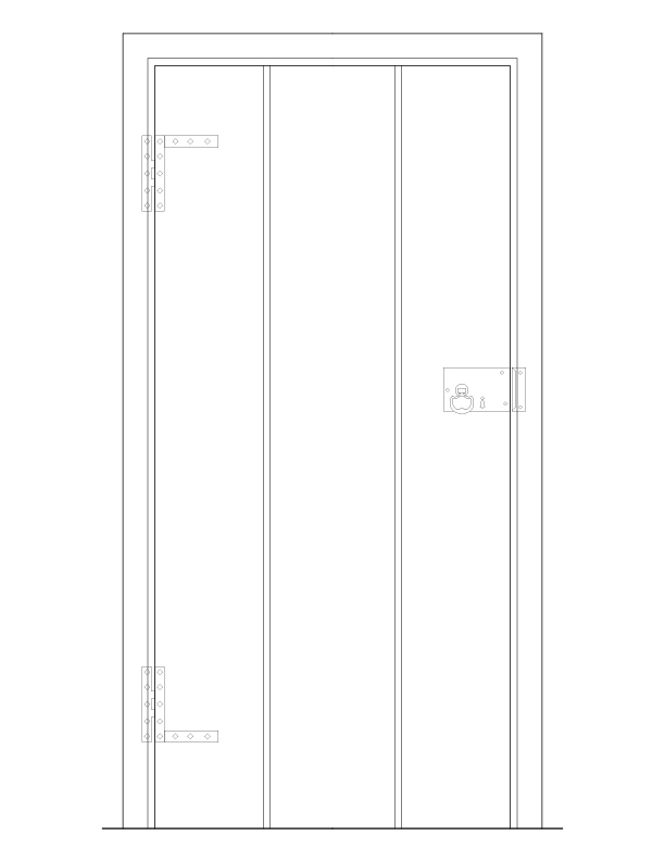 DOOR NO. 351 ELEVATION