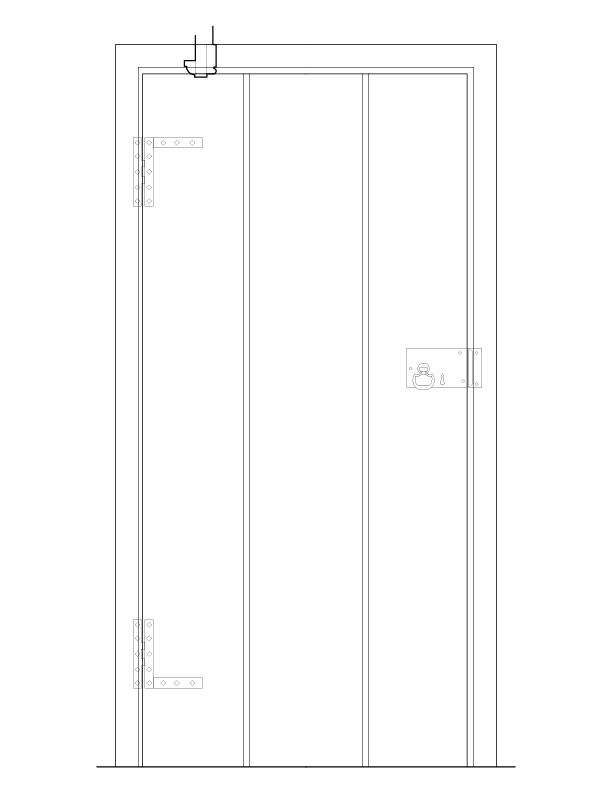 DOOR NO. 351 ELEVATION