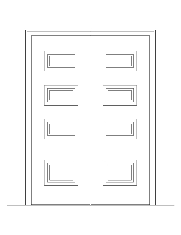 STAIR HALL DOOR ELEVATIONS