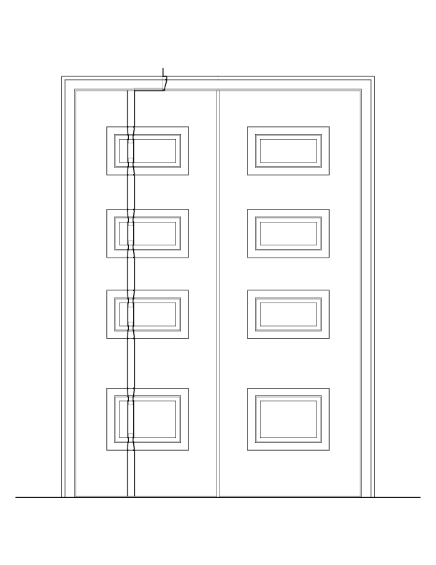 STAIR HALL DOOR ELEVATIONS