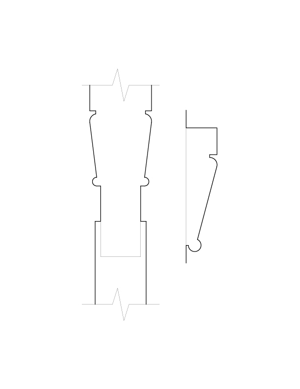STAIR HALL DOOR MOULDINGS
