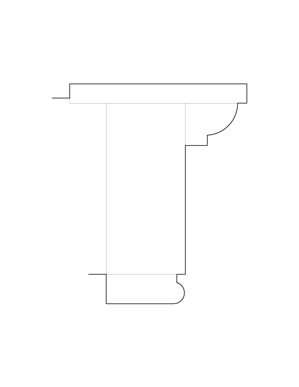 SOUTH DORMER WINDOW MOULDINGS