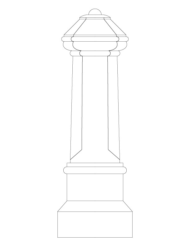 CERRA COTTA CHIMNEY POT
