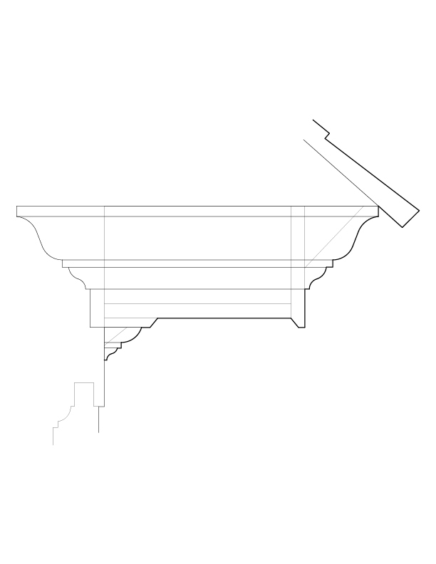 CORNICE NO. 1 ELEVATION