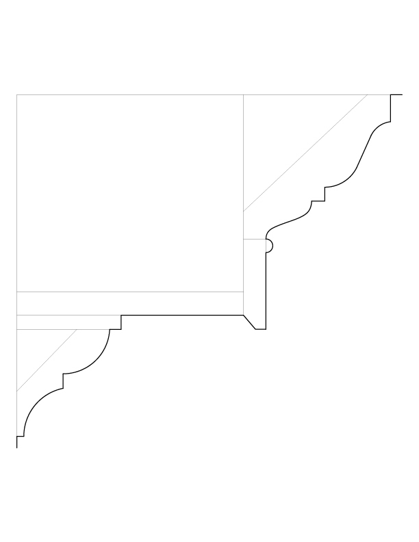 CORNICE NO. 2 MOULDINGS