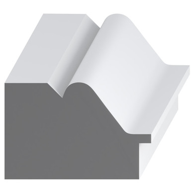 7108 Wood Backband 2 x 3 - Mouldings One