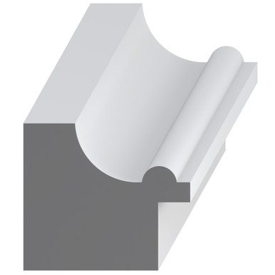 7061 Wood Backband 1-5/8 x 1-7/8 - Mouldings One