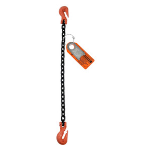 Chain Sling - 5/16" x 6' Single Leg with Grab Hooks - Grade 100 - Main