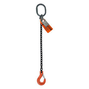 Chain Sling - 3/8" x 6' Single Leg with Sling Hook - Grade 100 - Main