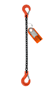 Chain Sling - 3/8" x 6' Single Leg with Sling Hooks - Grade 100 Chain Sling - 3/8" x 6' Single Leg with Sling Hooks - Grade 100