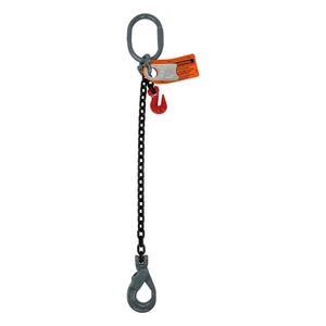 Chain Sling - 1/2" x 6' Single Leg with Positive Locking Hook and Adjuster - Grade 80 - Main