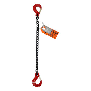 Chain Sling - 9/32" x 5' Single Leg with Sling Hooks - Grade 80 - Main