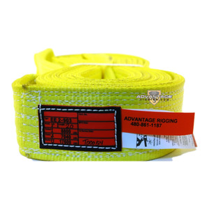 Nylon Lifting Sling - Twisted Eye and Eye - 3" x 20' - 2 Ply - Main
