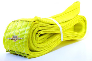 Nylon Lifting Sling - Twisted Eye and Eye - 4" x 10' - 2 Ply Nylon Lifting Sling - Twisted Eye and Eye - 4" x 10' - 2 Ply