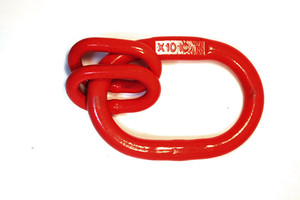 Oblong Master Link with Sub Assembly for Chain - 1-1/4" - Grade 80 Oblong Master Link with Sub Assembly for Chain - 1-1/4" - Grade 80