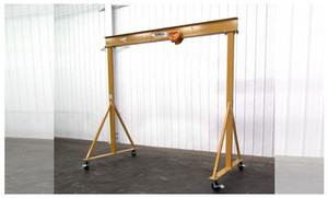 Spanco 3 Ton E-series Adjustable Height 5 4 to 9 0 Gantry Crane Spanco 3 Ton E-series Adjustable Height 5 4 to 9 0 Gantry Crane
