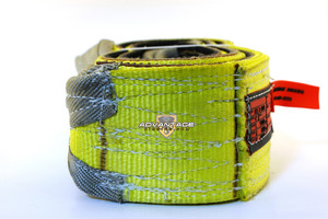 Slip Resistant Nylon Lifting Sling - Twisted Eye and Eye - 4" x 8' - 2 Ply Slip Resistant Nylon Lifting Sling - Twisted Eye and Eye - 4" x 8' - 2 Ply