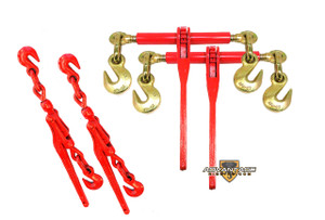 3/8" Transport Package - (2) Ratchet Binders - (2) Lever Binders 3/8" Transport Package - (2) Ratchet Binders - (2) Lever Binders