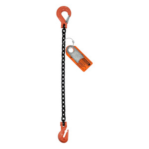 Chain Sling - 5/8" x 6' Single Leg with Grab and Sling Hook - Grade 100 - Main
