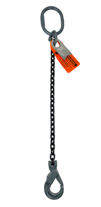 Chain Sling - 1/2" x 6' Single Leg with Positive Locking Hook - Grade 100 Chain Sling - 1/2" x 6' Single Leg with Positive Locking Hook - Grade 100
