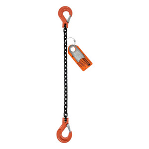 Chain Sling - 5/8" x 6' Single Leg with Sling Hooks - Grade 100 - Main