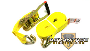 Transport Durabilt Ratchet Strap - Wire J Hook - 27' Foot Length 2" Width Transport Durabilt Ratchet Strap - Wire J Hook - 27' Foot Length 2" Width
