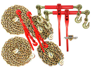 5/16 Transport Package - (2) Lever & Ratchet Binders - (2) 10' & 20' Foot Chains 5/16 Transport Package - (2) Lever & Ratchet Binders - (2) 10' & 20' Foot Chains