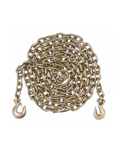 1/2" - Grade 70 Binder Chain - Slip Hook and Grab Hook - 20' Length