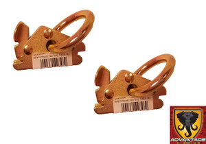 E-Track Steel O Ring Tie Down Anchor 2 Pack E-Track Steel O Ring Tie Down Anchor 2 Pack